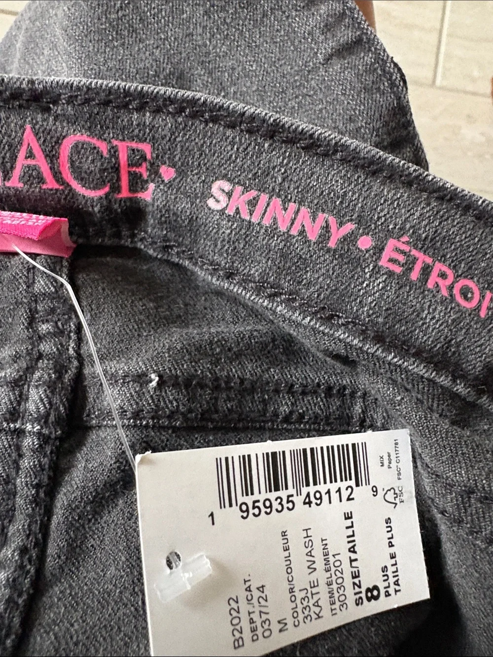 The Children's Place Black Skinny Jeans - Women's
